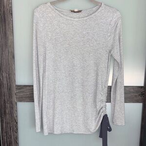 Loft Long Sleeve Top Side Cinch Women's Size Small